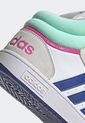 Tenis Basketball Blanco-Azul-Verde Menta adidas Performance Hoops 3.0 Mid de adidas Performance