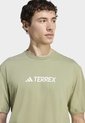 Camiseta adidas TERREX Classic Logo Verde de adidas Performance