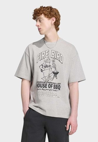 Camiseta adidas Originals Flaming Bird Taupe adidas Performance