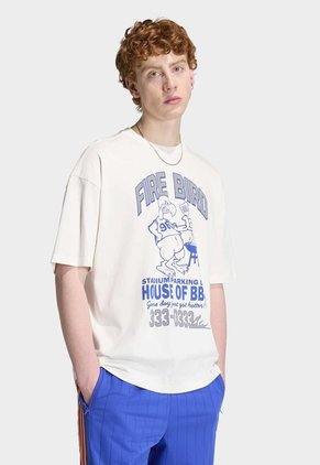 Camiseta adidas Originals Flaming Bird Marfil