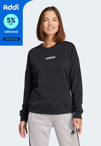 Buzo adidas Sportswear Essentials Linear Negro adidas Performance