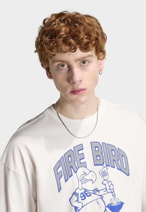 Camiseta adidas Originals Flaming Bird Marfil