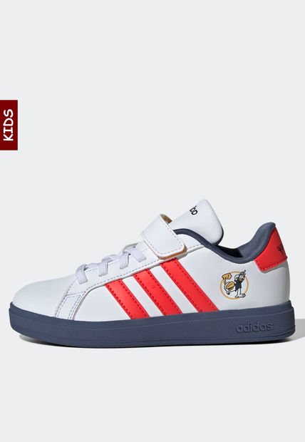 Tenis Lifestyle Blanco-Rojo-Azul adidas Sportswear Grand Court x Disney Mickey and Friends