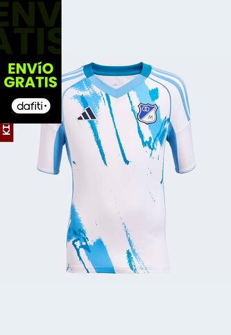 Camiseta Millonarios FC Visitante 2025 adidas Performance Blanco adidas Performance
