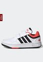 Tenis Lifestyle Blanco-Negro-Coral adidas Sportswear Hoops 3.0 CF de adidas Performance