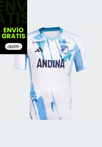 Camiseta Millonarios FC Visitante 2025 adidas Performance Blanco adidas Performance