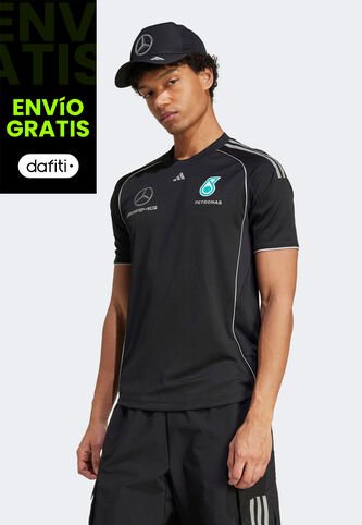 Camiseta adidas Performance Mecánico Mercedes - AMG Petronas F1 Team Negro adidas Performance