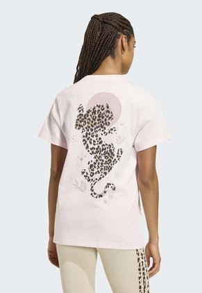 Camiseta adidas Sportswear Graphic Animal 1 Rosa