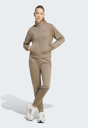Conjunto adidas Sportswear Essentials Feel Cozy Caqui