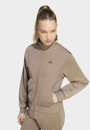 Conjunto adidas Sportswear Essentials Feel Cozy Caqui