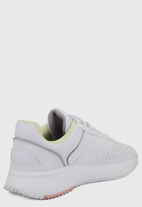 Tenis Lifestyle Blanco-Rosa-Amarillo adidas Performance Courtmash