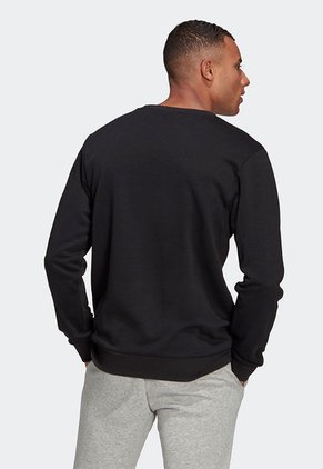 Buzo Negro-Blanco adidas Performance Essentials Logo Grande