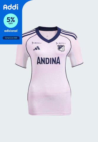 Camiseta adidas Tercera Millonarios FC 2025 Rosa adidas Performance