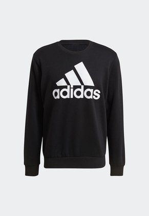 Buzo Negro-Blanco adidas Performance Essentials Logo Grande