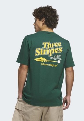 Camiseta adidas Sportswear Graphic Sports Bar Pool Verde