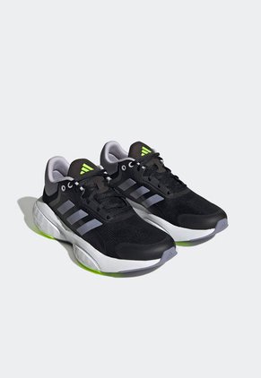 Tenis Running Negro-Gris-Verde Neón adidas Performance Response