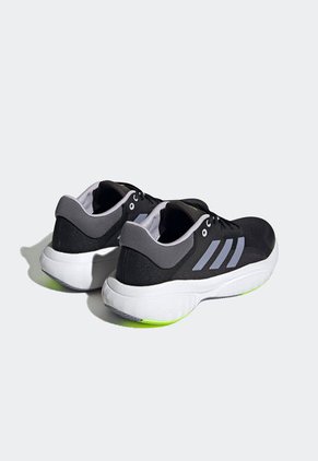 Tenis Running Negro-Gris-Verde Neón adidas Performance Response