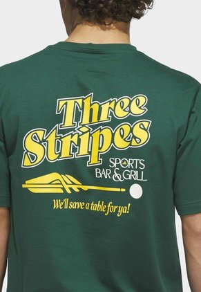 Camiseta adidas Sportswear Graphic Sports Bar Pool Verde