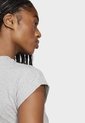 Camiseta adidas Sportswear Essentials Linear Gris de adidas Performance