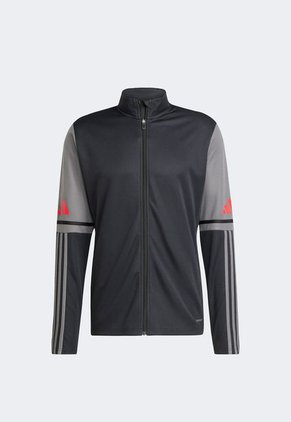 Chaqueta Negro-Gris-Coral adidas Performance Squadra 25
