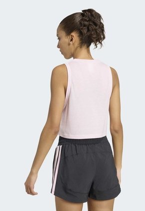 Camiseta Training adidas Performance Essentials Boxy Rosa