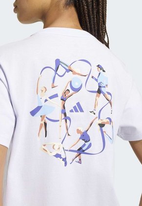 Camiseta adidas Sportswear Graphic Sports Blanco