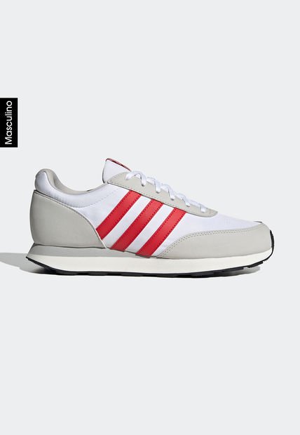 Tenis Lifestyle Blanco-Rojo-Gris adidas Performance Run 60s 3.0