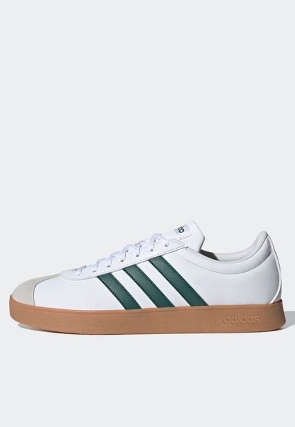 Tenis Lifestyle Blanco-Verde-Marrón adidas Performance VL Court Base