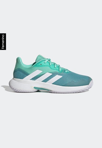 Tenis para Tennis Azul Turquesa-Blanco adidas Performance CourtJam