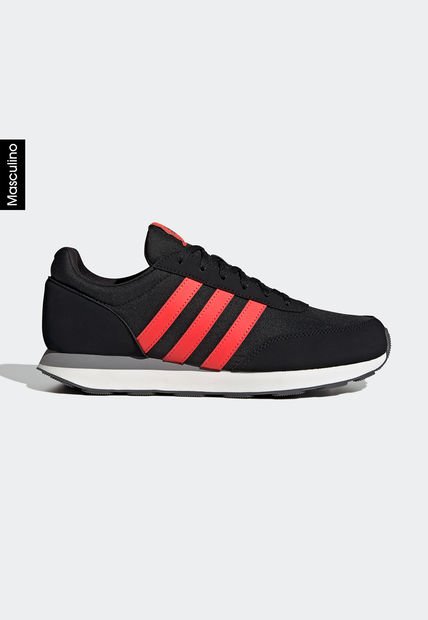 Tenis Lifestyle Negro-Rojo-Gris adidas Performance Run 60s 3.0