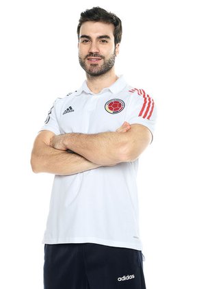 Polo Blanco-Rojo-Azul adidas Performance Selección Colombia FCF POLO