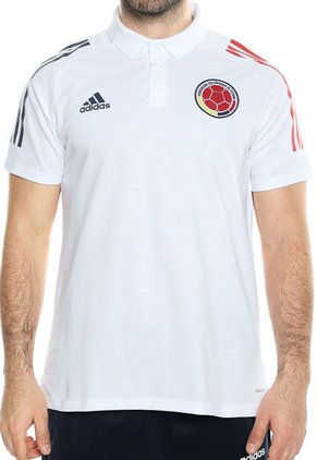 Polo Blanco-Rojo-Azul adidas Performance Selección Colombia FCF POLO