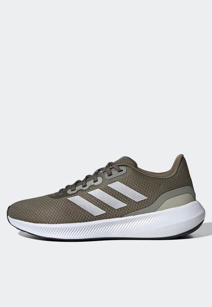 Tenis Running Verde Oliva-Plateado adidas Performance Runfalcon 2.0