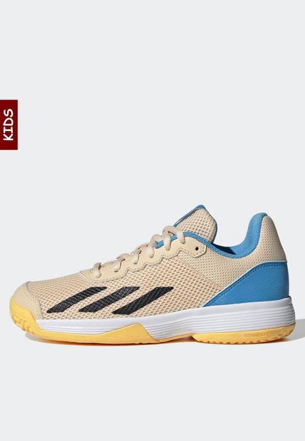 Tenis para Tennis Beige-Negro-Azul adidas Performance Courtflash