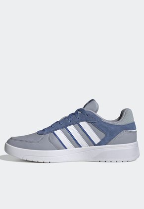 Tenis Lifestyle Gris-Blanco-Azul adidas Performance Courtbeat