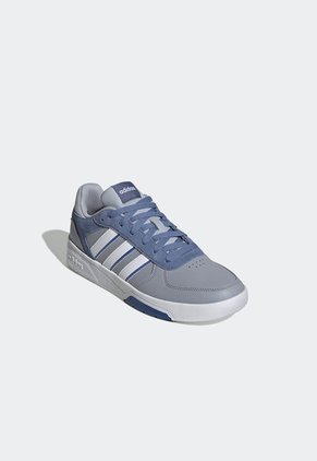 Tenis Lifestyle Gris-Blanco-Azul adidas Performance Courtbeat