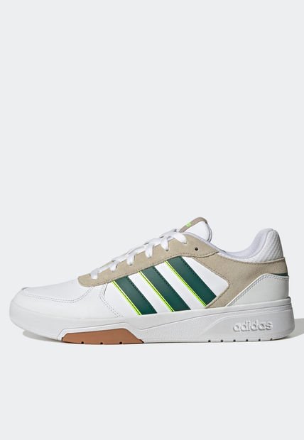 Tenis Lifestyle Blanco-Verde-Beige adidas Performance Courtbeat