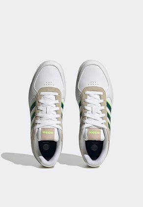 Tenis Lifestyle Blanco-Verde-Beige adidas Performance Courtbeat