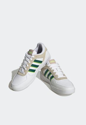 Tenis Lifestyle Blanco-Verde-Beige adidas Performance Courtbeat