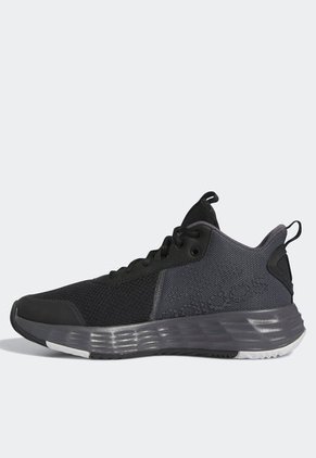 Tenis Basketball Negro-Blanco-Gris adidas Performance Ownthegame