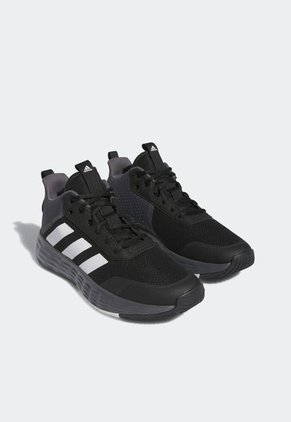 Tenis Basketball Negro-Blanco-Gris adidas Performance Ownthegame