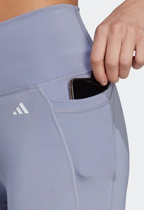 Leggings Lila adidas Performance 7/8 Optime Stash Pocket