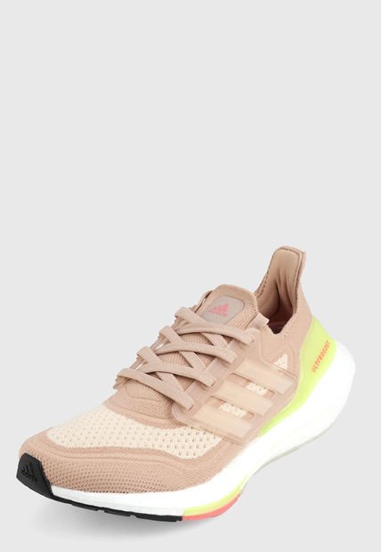 Tenis Running Rosa-Blanco-Verde adidas Performance Ultraboost 21