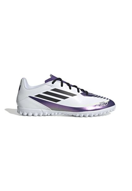 Adidas Performance Guayos Adidas Hombre F50 Club Messi Pasto Sintetico - Blanco-Purpura Guayos