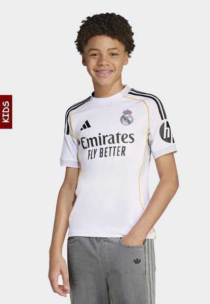 Camiseta adidas Performance Real Madrid Local 25/26 Blanco