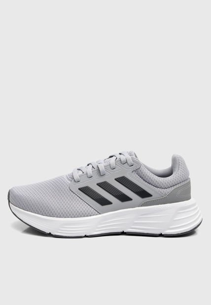 Tenis Running Gris-Negro-Blanco adidas Performance Galaxy 6