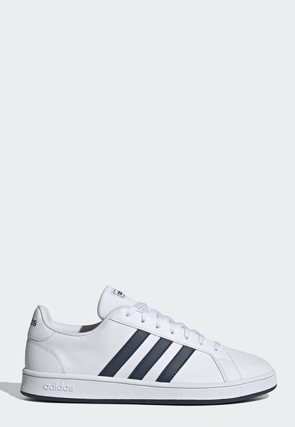 Tenis Running Blanco-Azul Oscuro adidas Performance Grand Court Base