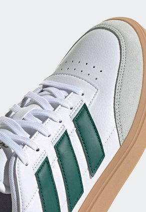 Tenis Lifestyle Blanco-Verde-Gris adidas Performance Courtblock