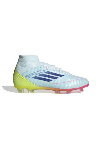 Adidas Performance Guayos Adidas Mujer F50 League Mid Cut Terreno Firme/Multisuperficie - Azul-Multicolor Guayos