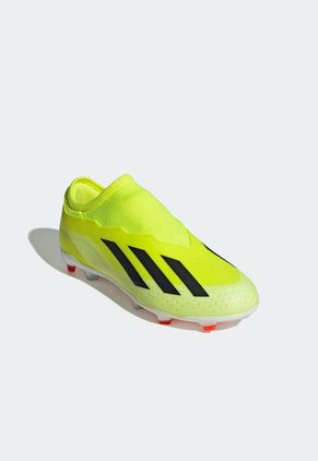 Guayo Amarillo Neón-Negro-Rojo Neón adidas Performance X Crazyfast League FG